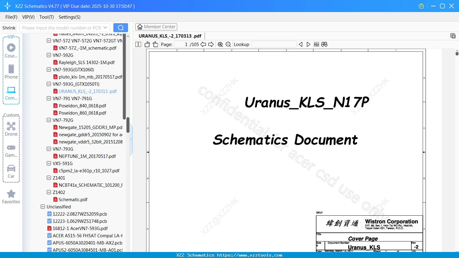 Laptop ACER URANUS_KLS_-2_170313